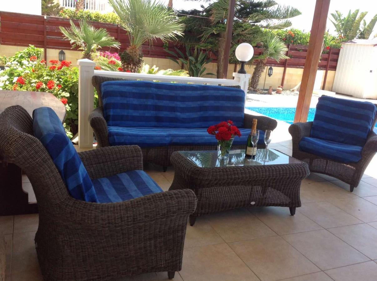 Carolyn Villa Is A Luxury 4-Bedroom Villa With Private Pool In Ayia Napa Ngoại thất bức ảnh
